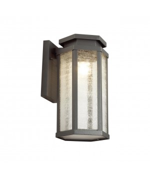 4048/1W NATURE ODL18 585 темно-серый/белый Уличный настенный светильник IP44 E27 100W 220V GINO-foto4