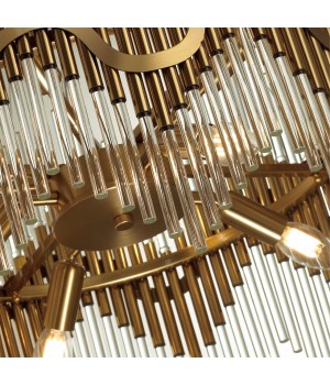 4983/8 HALL ODL22 443 бронзовый/стекло Люстра E14 8*40W SAVIKIA-foto5