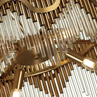 4983/8 HALL ODL22 443 бронзовый/стекло Люстра E14 8*40W SAVIKIA-foto5