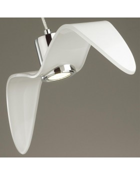4903/1C PENDANT ODL22 289 белый/хром/стекло Подвес GU10 1*5W BIRDS-foto7