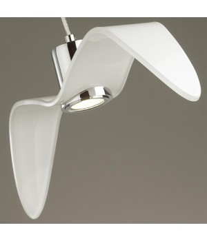 4903/1C PENDANT ODL22 289 белый/хром/стекло Подвес GU10 1*5W BIRDS-foto7