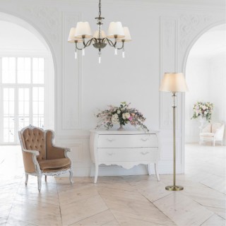 4408/5 CLASSI LN19 091 античная бронза Люстра E14 5*40W 220V KIMBERLY-foto5