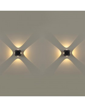 4218/8WL HIGHTECH ODL21 189 черн/металл Настенный светильник IP54 LED 8W 716Лм 3200K DIAMANTA-foto5