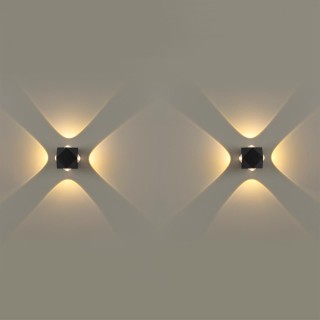 4218/8WL HIGHTECH ODL21 189 черн/металл Настенный светильник IP54 LED 8W 716Лм 3200K DIAMANTA-foto5