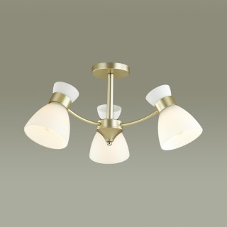 4535/3C COMFI LN21 203 матовое золото Люстра потолочная E27 3*60W 220V WILMA-foto3