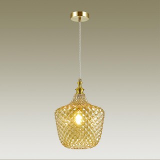 4705/1 PENDANT ODL20 301 янтарный/бронзовый Подвес E27 60W 220V VITA-foto3