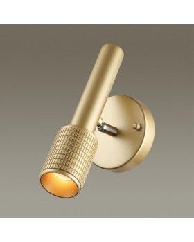 4237/1W HIGHTECH ODL21 233 золотист/металл Настенный св-ник выкл на плафоне IP20 LED GU10 max 10W MEHARI-foto4