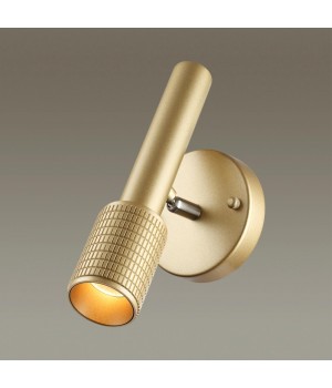 4237/1W HIGHTECH ODL21 233 золотист/металл Настенный св-ник выкл на плафоне IP20 LED GU10 max 10W MEHARI-foto4