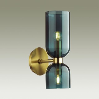 4803/2W MIDCENT ODL21 339 бронзовый/синий Бра с выкл. E14 2*60W ORINOCO-foto4