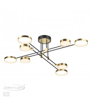 4320/75CL MIDCENT ODL22 167 металл/черный с бронзой Потолочный светильник IP20 LED 65W 2677Лм DENZEL-foto5