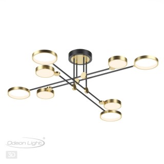 4320/75CL MIDCENT ODL22 167 металл/черный с бронзой Потолочный светильник IP20 LED 65W 2677Лм DENZEL-foto5