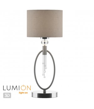 4515/1T NEOCLASSI LN20 179 хром, серый Настольная лампа E27 60W 220V SANTIAGO-foto5