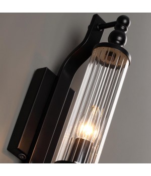 4941/1W DROPS ODL22 539 черный/прозрачный/стекло Настенный светильн. E14 1*40W IP44 TOLERO-foto6