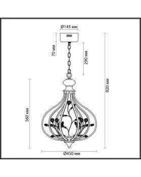 3710/72L LEDIO LN18 038 белый Люстра LED 72W 4000K 220V ALISSA-foto2