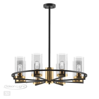 4817/8 COUNTRY ODL21 483 черный/золотой/прозрачный Люстра E27 8*60W KAVO-foto4