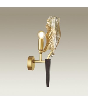 4870/1W HALL ODL_EX22 51 золотой/чёрный/стекло Бра E14 1*40W VENTAGLIO-foto7