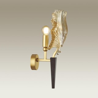 4870/1W HALL ODL_EX22 51 золотой/чёрный/стекло Бра E14 1*40W VENTAGLIO-foto7