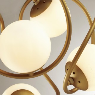 4808/8 MODERN ODL21 341 золотой/белый Люстра G9 8*40W SLOTA-foto6