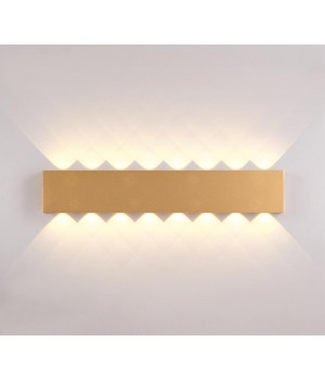 3893/16WL HIGHTECH ODL20 153 золотистый/металл Настенный светильник LED 3000K 16W 220V MAGNUM-foto5