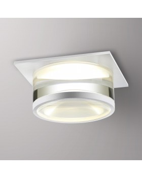 370917 SPOT NT22 300 белый Светильник встраиваемый IP20 GU10 9W 220V GEM-foto3