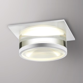 370917 SPOT NT22 300 белый Светильник встраиваемый IP20 GU10 9W 220V GEM-foto3