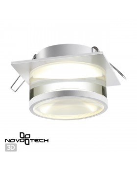 370917 SPOT NT22 300 белый Светильник встраиваемый IP20 GU10 9W 220V GEM-foto4