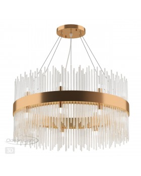 4722/18 HALL ODL20 474 бронзовый/стекло/прозрачный Люстра G9 18*33W 220V FOCCO-foto5