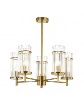 4809/5 MIDCENT ODL21 477 бронзовый/прозрачный Люстра E14 5*60W FORMIA-foto4