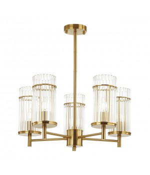4809/5 MIDCENT ODL21 477 бронзовый/прозрачный Люстра E14 5*60W FORMIA-foto4