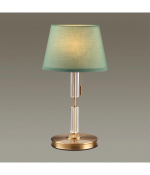 4887/1T MODERN ODL_EX22 89 бронзовый/зеленый/абажур ткань Настольная лампа E27 1*60W LONDON-foto4