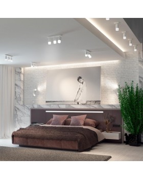 370736 OVER NT21 214 белый Светильник накладной IP20 GU10 9W 235V FLAX-foto3