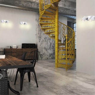 370651 OVER NT19 222 белый Светильник накладной IP20 GU10 2*50W 220V GUSTO-foto3