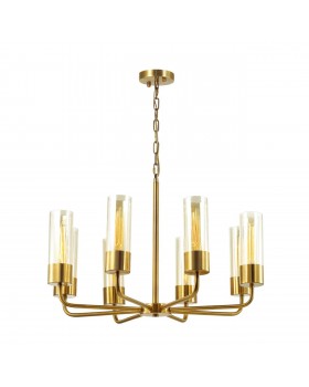 4659/8 COUNTRY ODL20 491 золотой/прозрачный Люстра E27 8*60W 220V STEPI-foto4