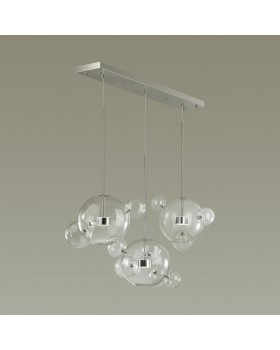 4802/36L L-VISION (В 3-Х КОРОБКАХ) ODL22 327 хром/прозрачный/стекло Люстра LED 36W 4000K BUBBLES-foto4