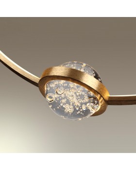 4336/18L L-VISION ODL22 155 брашированное золото/металл Подвесной светильник IP20 LED 18W 1370Лм 4000K GOTA-foto8