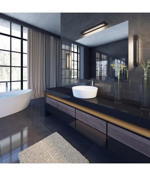 3888/18WB HIGHTECH ODL20 243 черн/металл Настен.поворотн.светильник LED 4000K 18W 220V IP44 ARNO-foto3