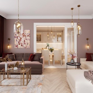 4892/4 NEO ODL_EX22 63 бронзовый с патиной/'коньячный'/стекло Подвес E14 4*40W BELL-foto3