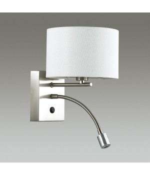 3745/1A MODERNI LN19 114 никель Бра E14, LED 43W 220V NIKKI-foto3