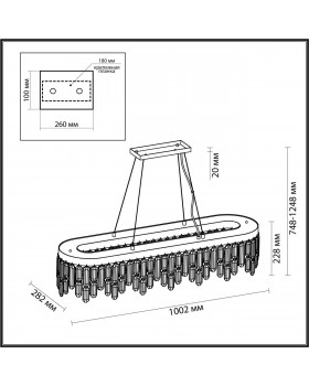 4986/12 HALL ODL22 449 золотой/хрусталь Люстра E14 12*40W DAKISA-foto2