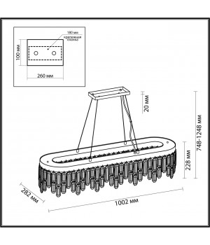 4986/12 HALL ODL22 449 золотой/хрусталь Люстра E14 12*40W DAKISA-foto2