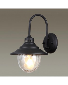 4836/1W NATURE ODL21 577 черный/стекло Ландшафтный настенный светильник E27 1*60W IP44 KALPI-foto4