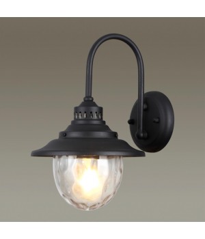 4836/1W NATURE ODL21 577 черный/стекло Ландшафтный настенный светильник E27 1*60W IP44 KALPI-foto4