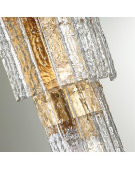 4938/3W HALL ODL22 439 матов.золотой/прозрачный/стекло/ Бра E14 3*40W MERKALE-foto7