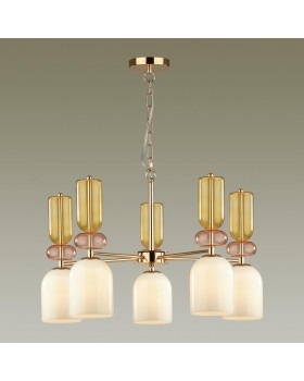 4589/5 MODERNI LN22 069 золотой Люстра E27 5*40W 220V GILLIAN-foto3