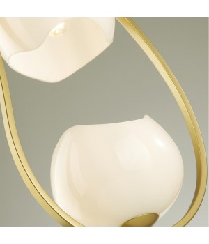 4873/2 MODERN ODL_EX22 85 золотой/белый/стекло Подвес E14 2*40W WATERLILY-foto8