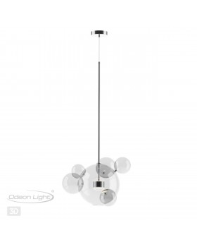 4802/12LB L-VISION ODL21 325 хром/прозрачный Подвес LED 12W 4000K BUBBLES-foto5