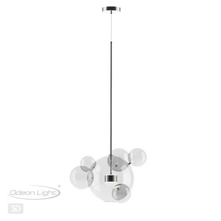 4802/12LB L-VISION ODL21 325 хром/прозрачный Подвес LED 12W 4000K BUBBLES-foto5