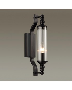 4941/1W DROPS ODL22 539 черный/прозрачный/стекло Настенный светильн. E14 1*40W IP44 TOLERO-foto4