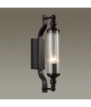 4941/1W DROPS ODL22 539 черный/прозрачный/стекло Настенный светильн. E14 1*40W IP44 TOLERO-foto4