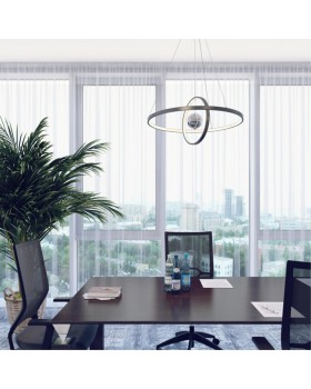 4031/40L L-VISION ODL18 217 тёмно-серый/хром Люстра IP20 LED 60W 220V LOND-foto3